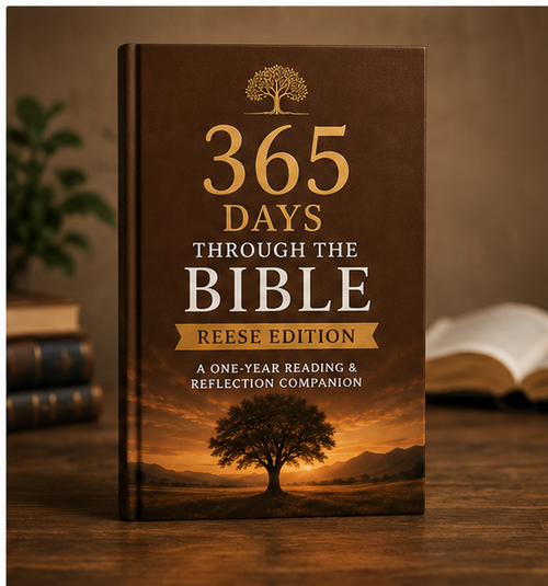365 Days Through the Bible Reese Edition cover mockup