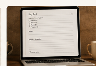 Reese Edition fillable PDF on laptop