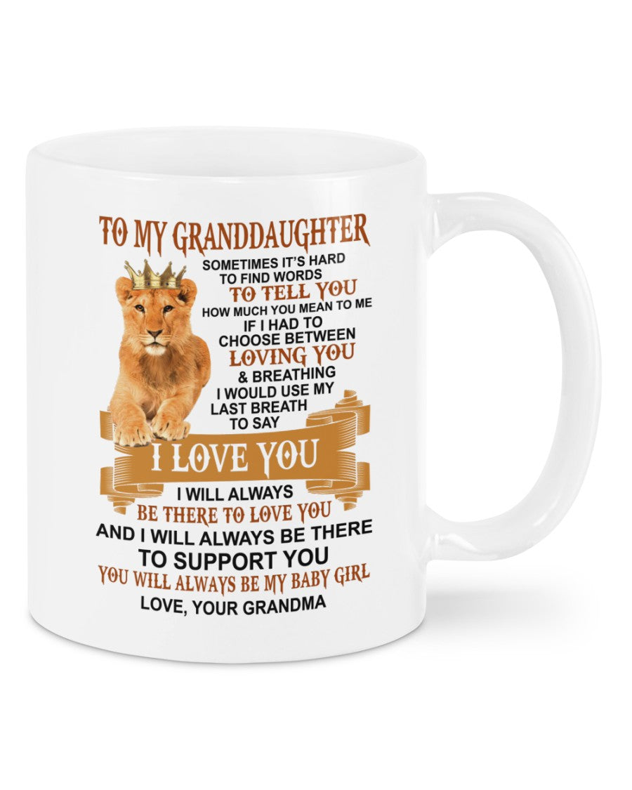 Granddaughter Gift Mug – From Grandma (Version 2)