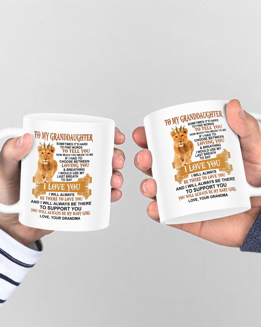 Granddaughter Gift Mug – From Grandma (Version 2)