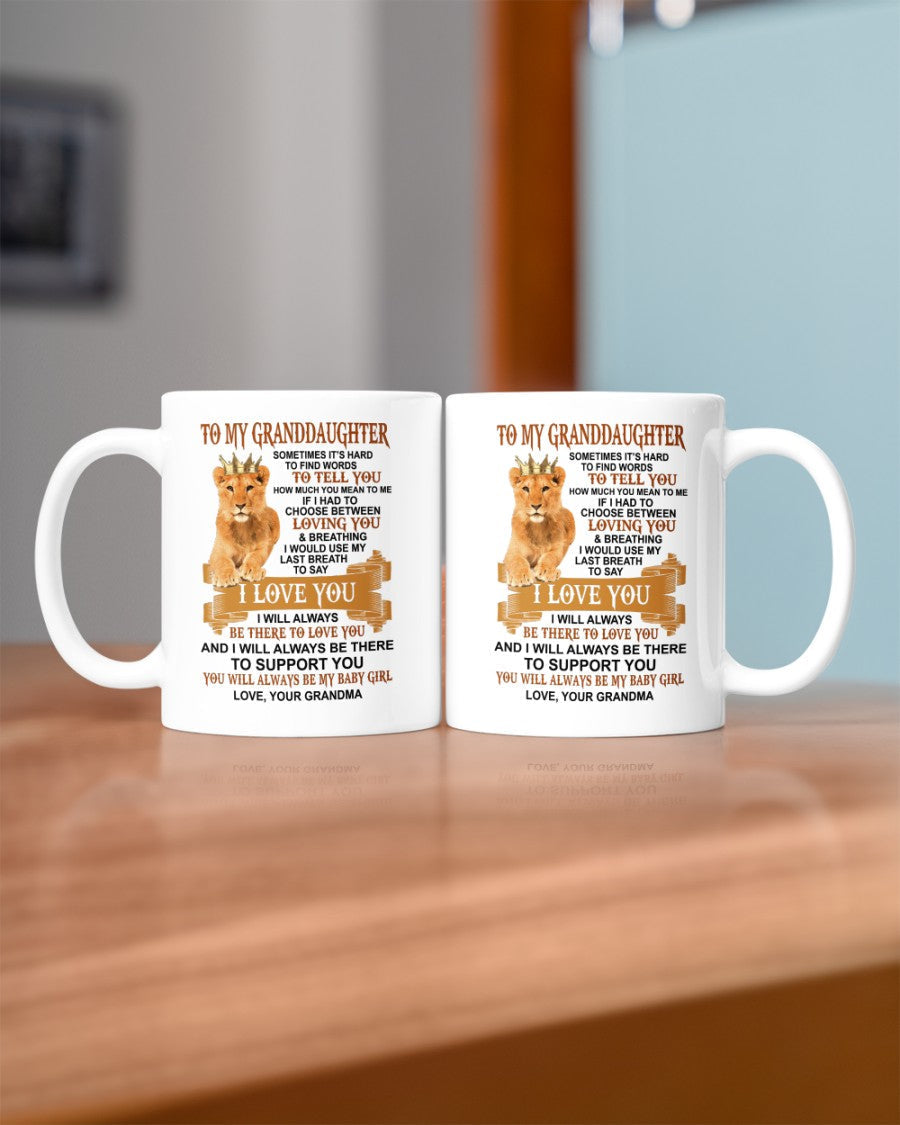 Granddaughter Gift Mug – From Grandma (Version 2)