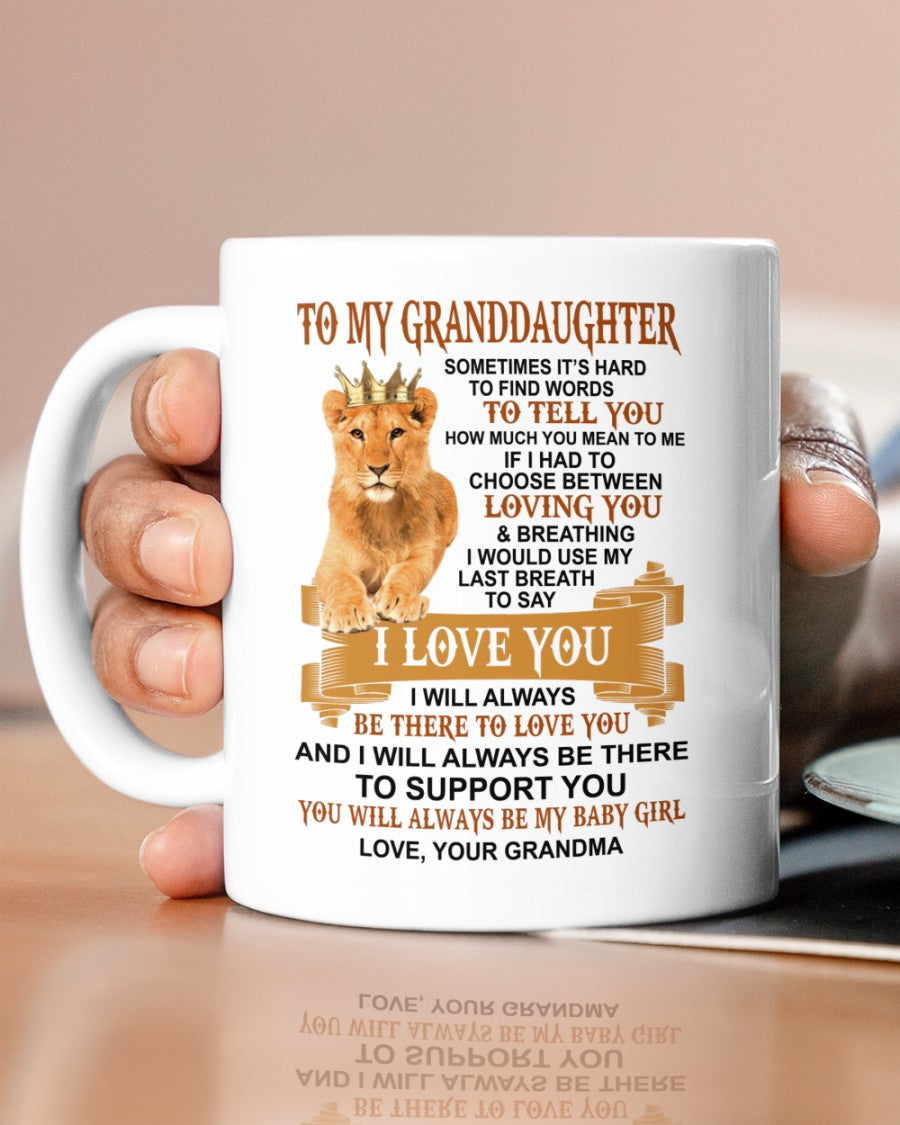 Granddaughter Gift Mug – From Grandma (Version 2)