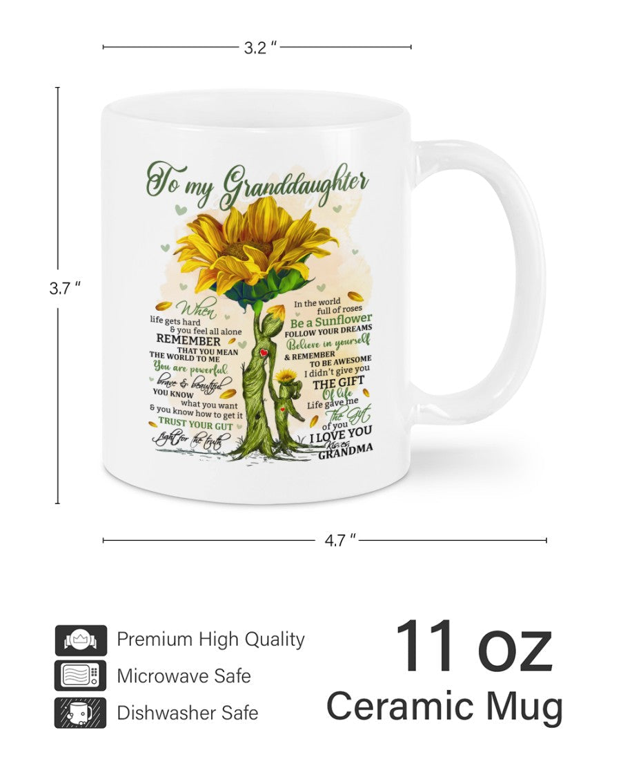 Granddaughter Gift Mug – From Grandma