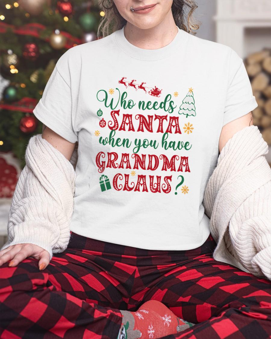 Christmas T-Shirt for Grandma – Gift from Grandkids