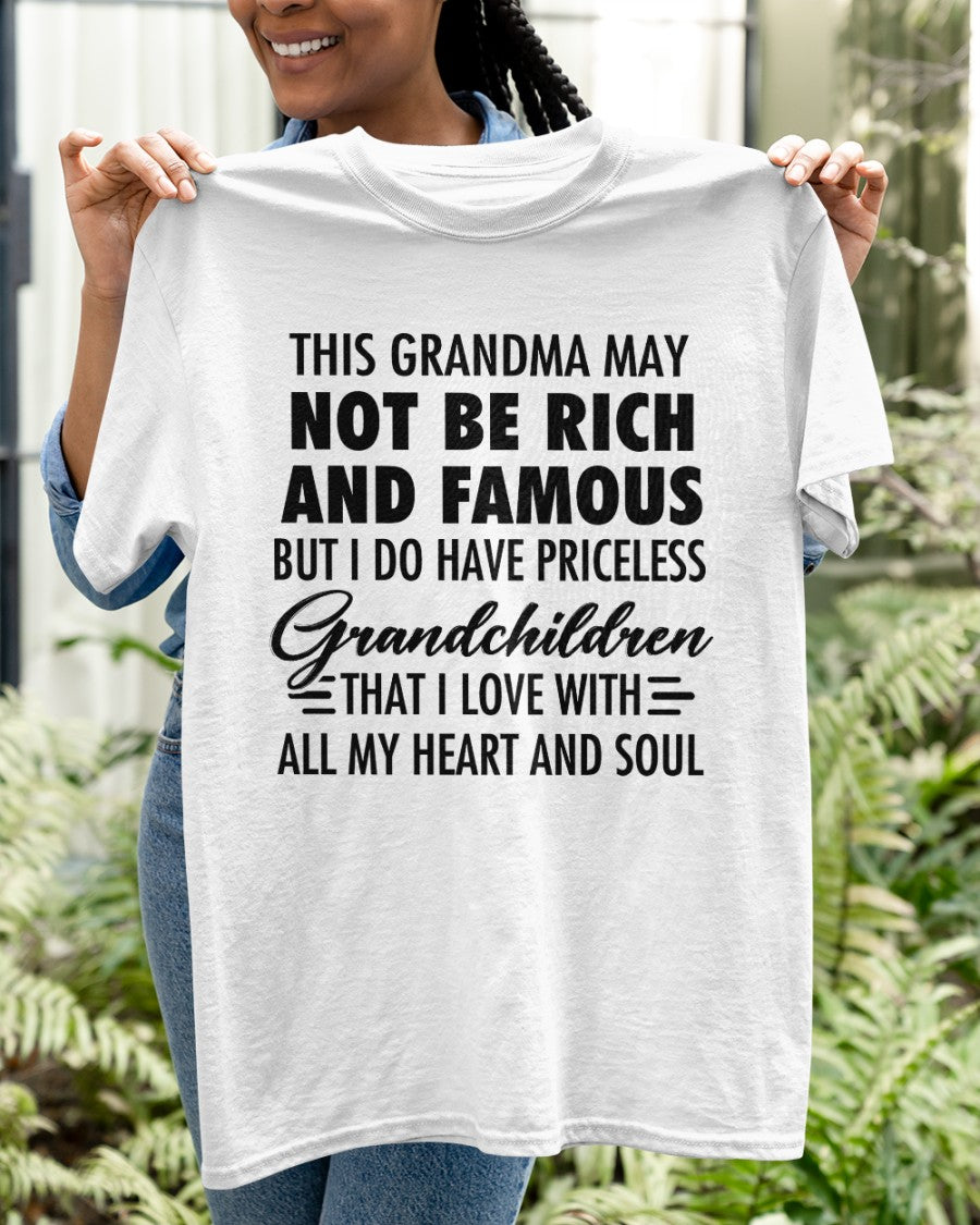 Grandma – Priceless Grandchildren T-Shirt