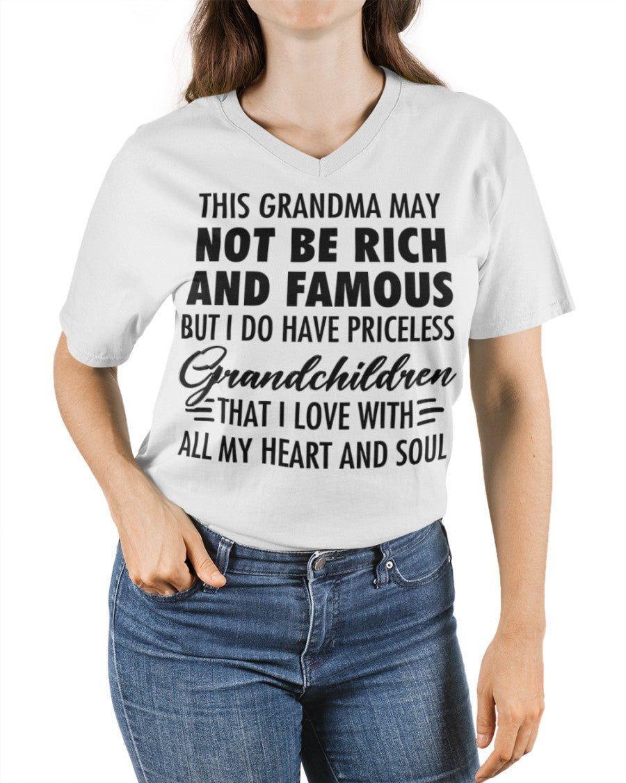 Grandma – Priceless Grandchildren T-Shirt