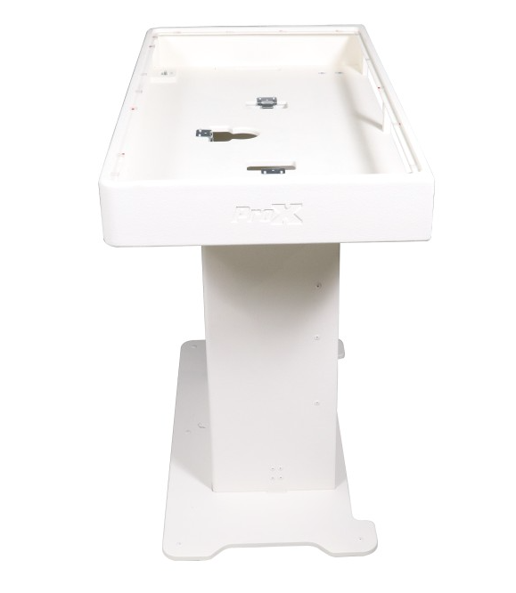 ProX DJ Control Tower with 2 Flight Cases – White