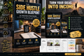 The Side Hustle Growth Blueprint ebook cover and marketing mockup