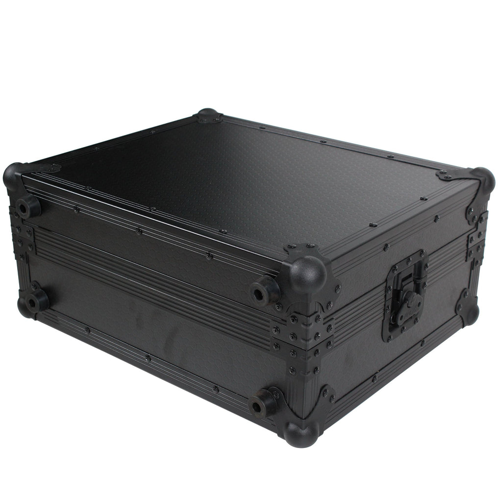 ProX Universal Turntable Flight Case with Foam Kit – Black