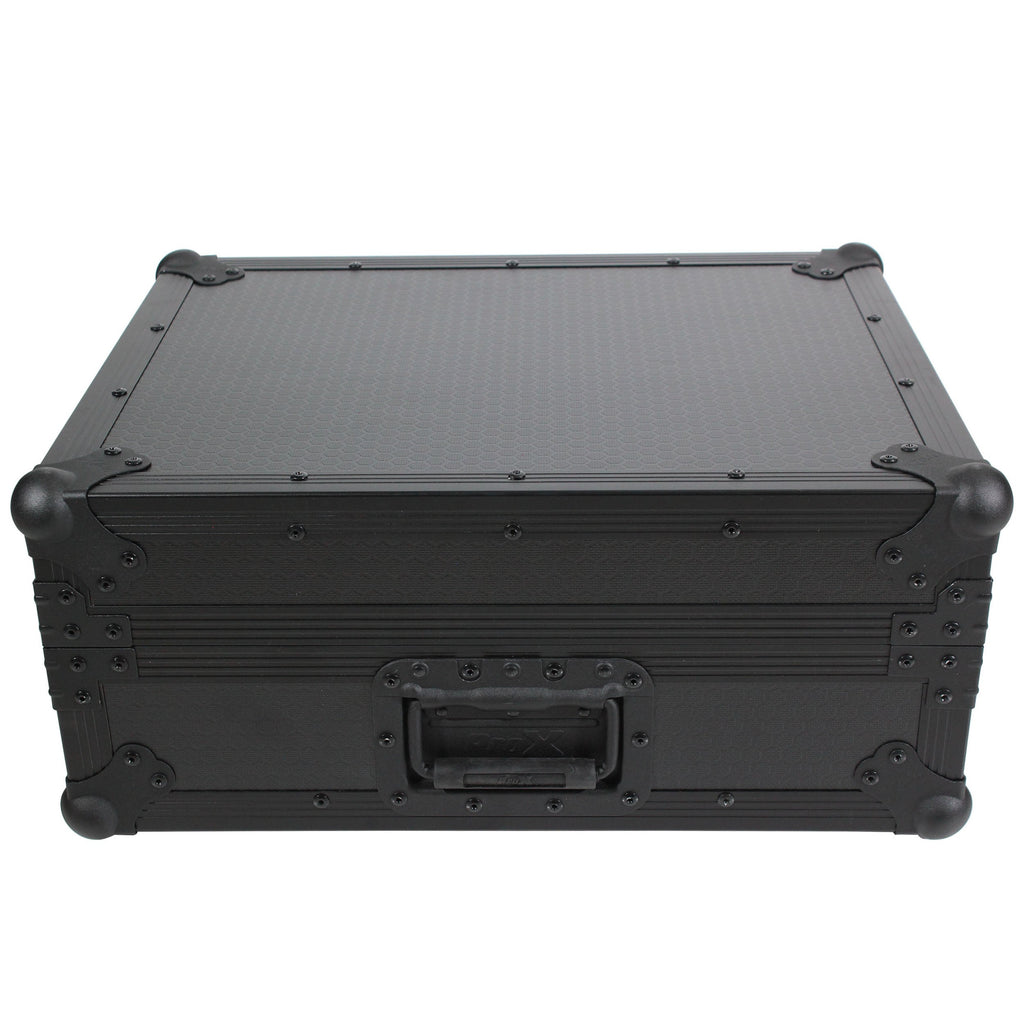 ProX Universal Turntable Flight Case with Foam Kit – Black