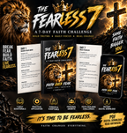 The Fearless 7 seven-day faith challenge promotional artwork