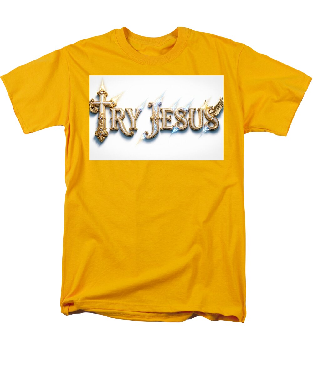 Try Jesus — Men's Christian Tee