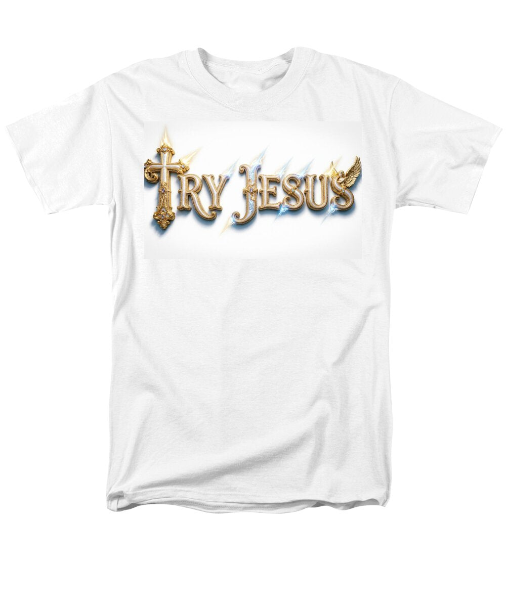 Try Jesus — Men's Christian Tee
