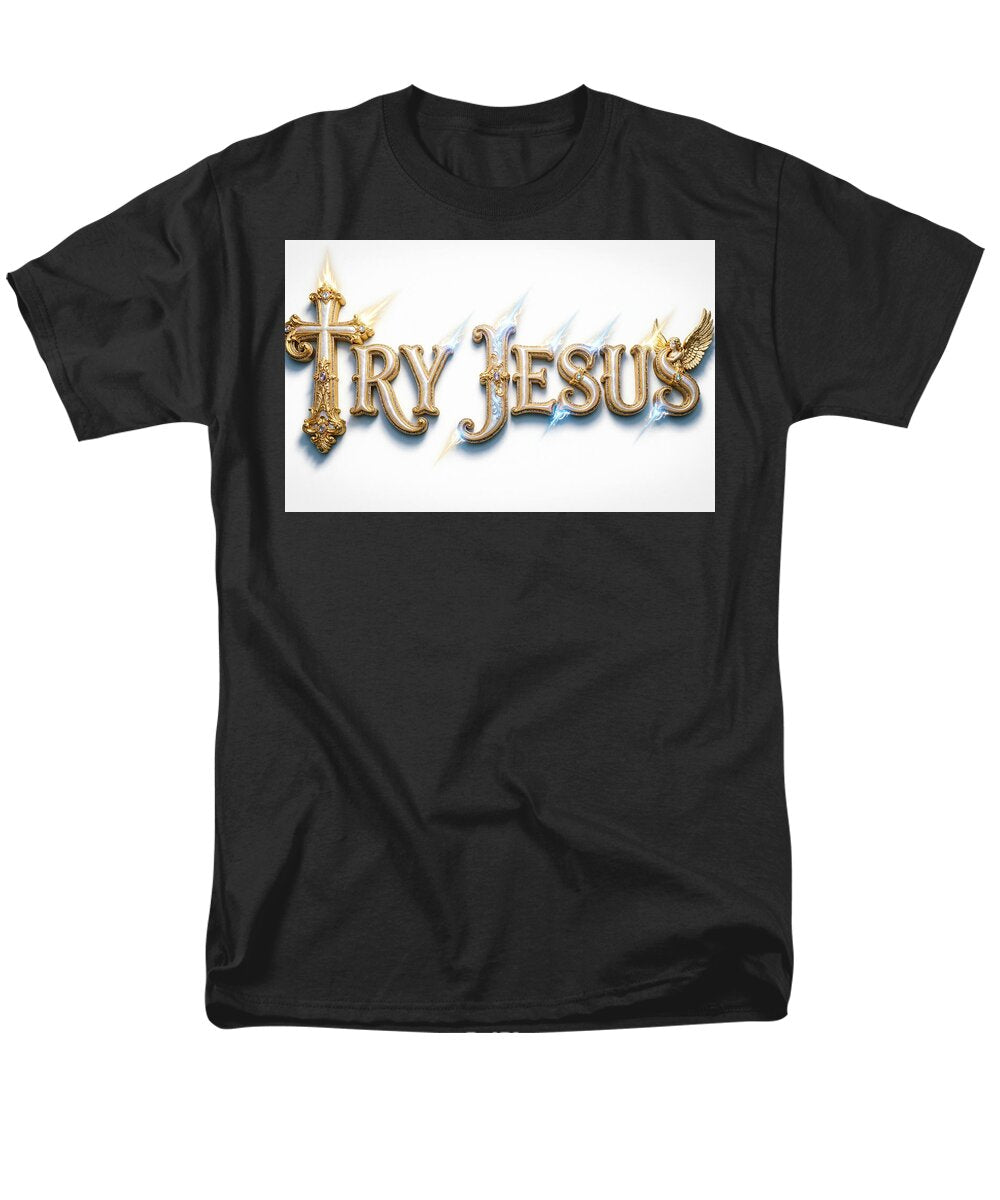 Try Jesus — Men's Christian Tee