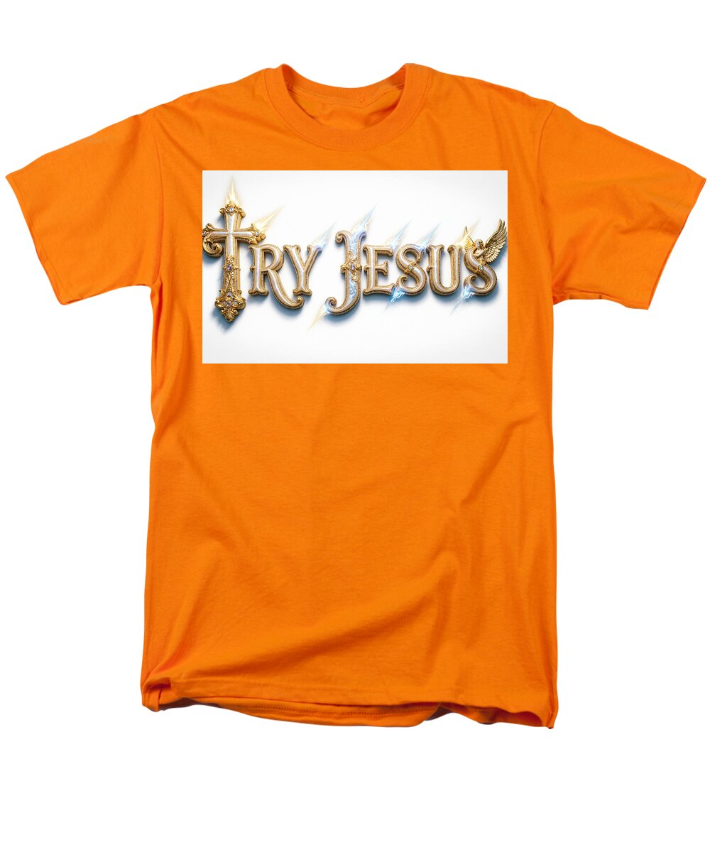 Try Jesus — Men's Christian Tee