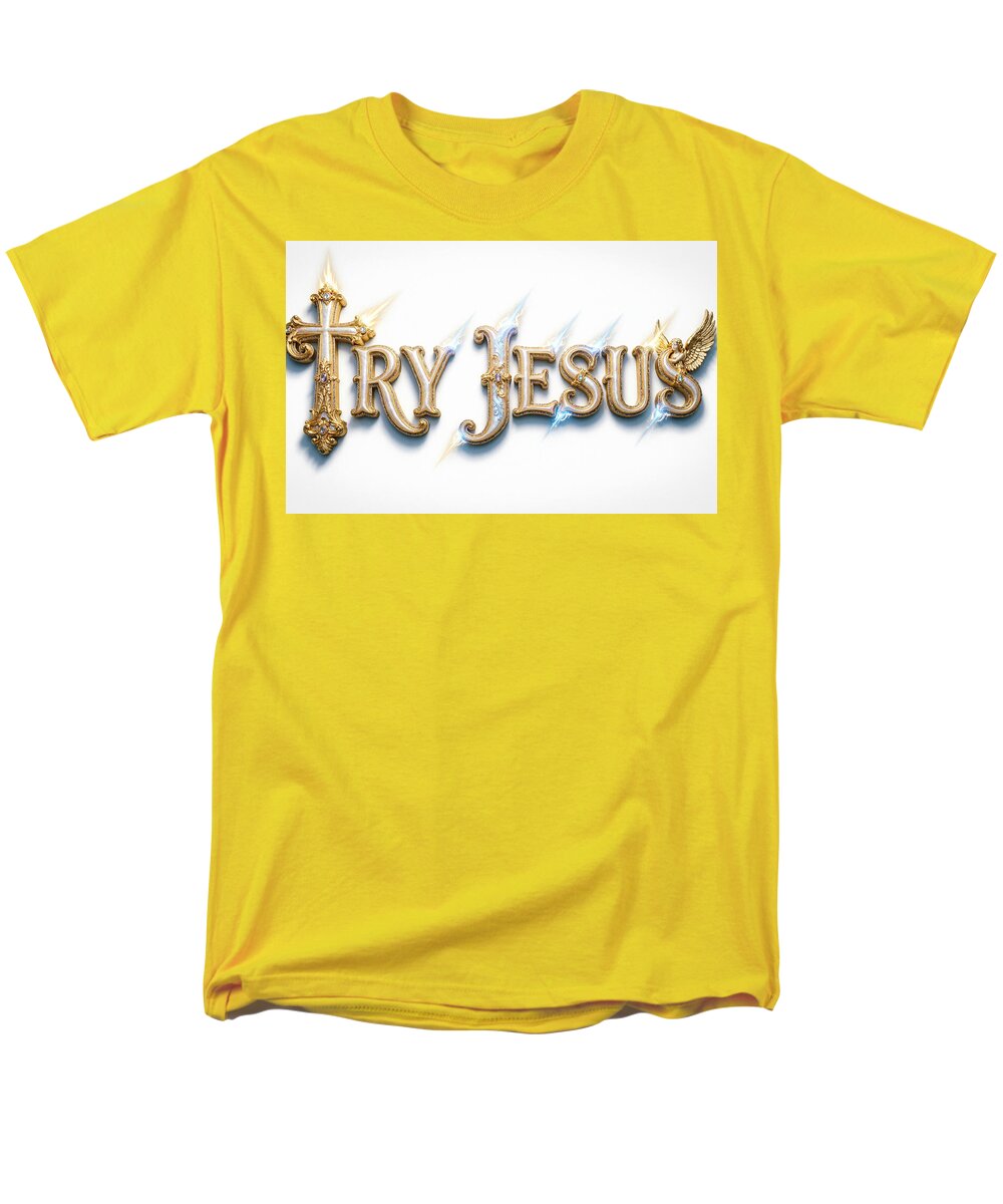 Try Jesus — Men's Christian Tee