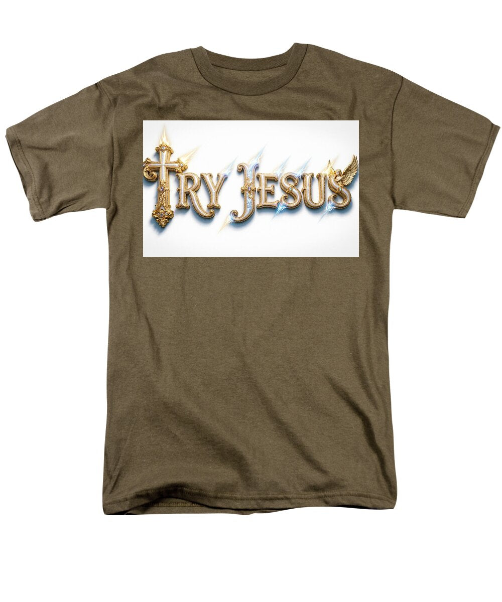 Try Jesus — Men's Christian Tee