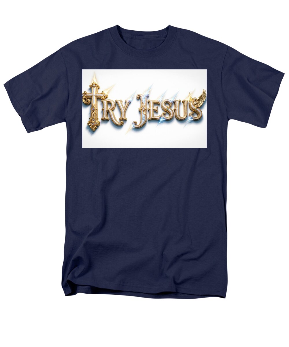 Try Jesus — Men's Christian Tee
