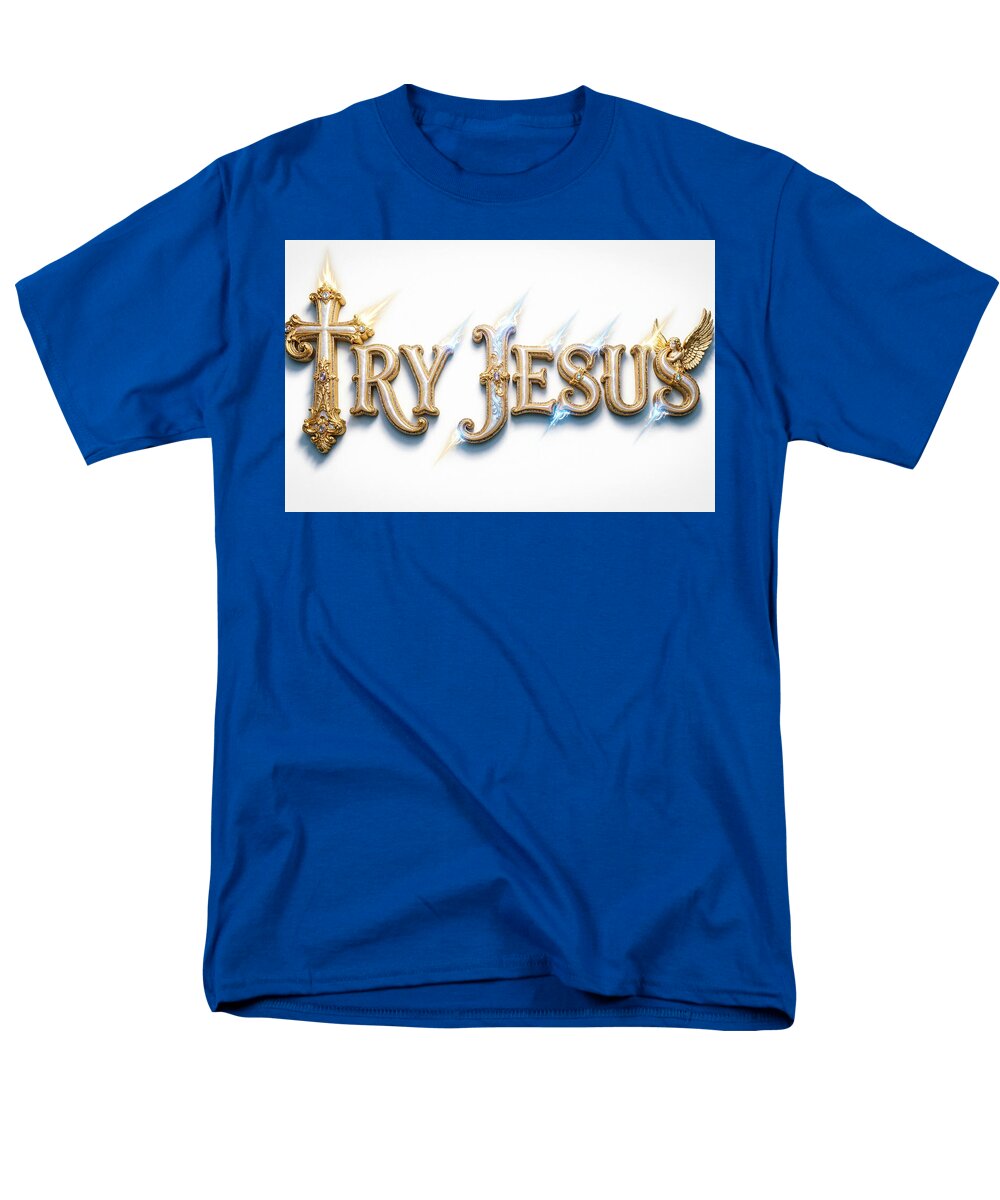 Try Jesus — Men's Christian Tee
