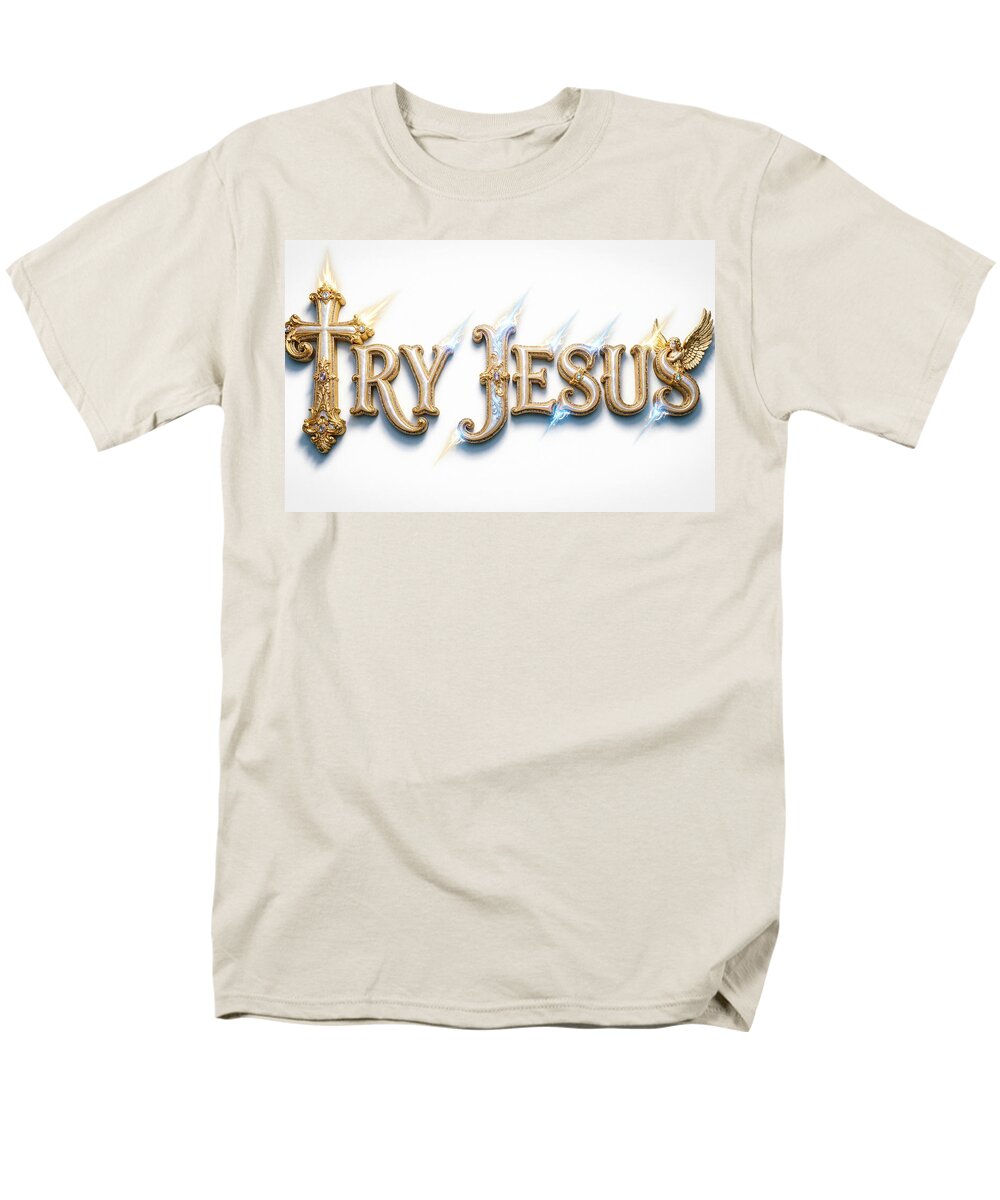 Try Jesus — Men's Christian Tee