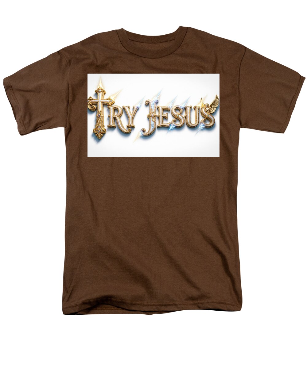 Try Jesus — Men's Christian Tee