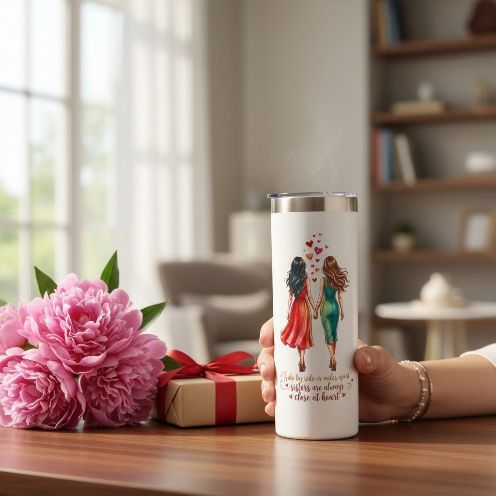 Sister Gift 20oz Insulated Stainless Steel Travel Tumbler