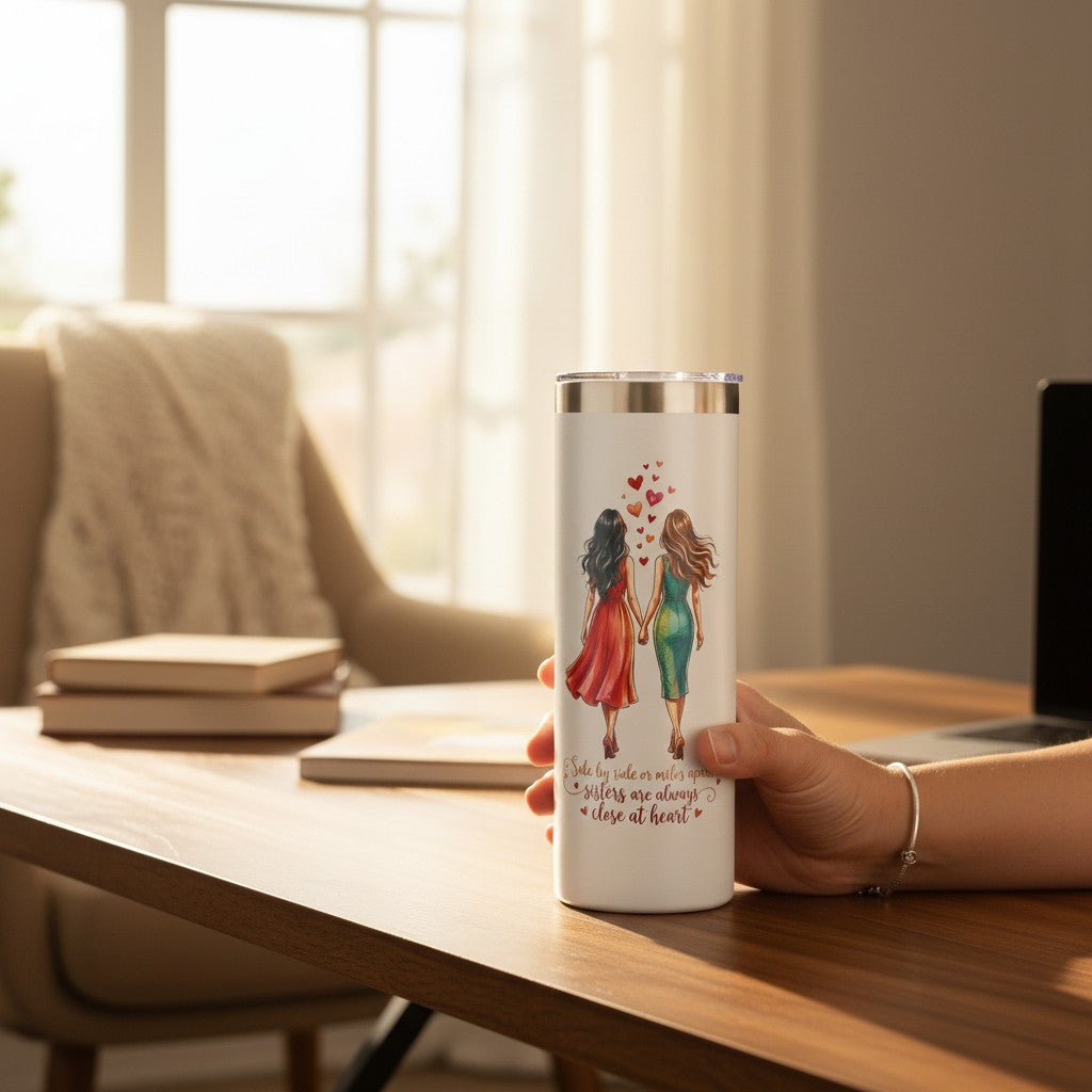 Sister Gift 20oz Insulated Stainless Steel Travel Tumbler