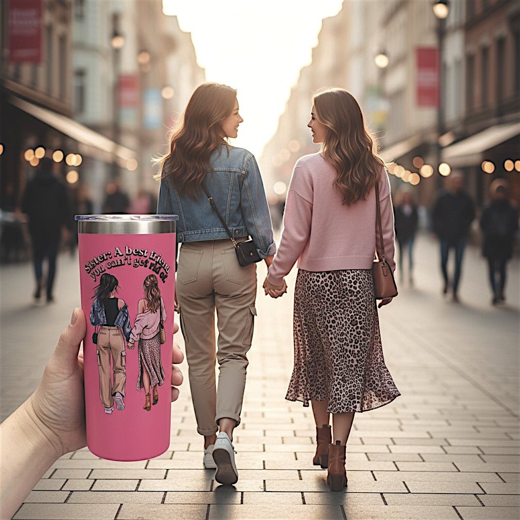 Sister Gift 20oz Insulated Stainless Steel Travel Tumbler