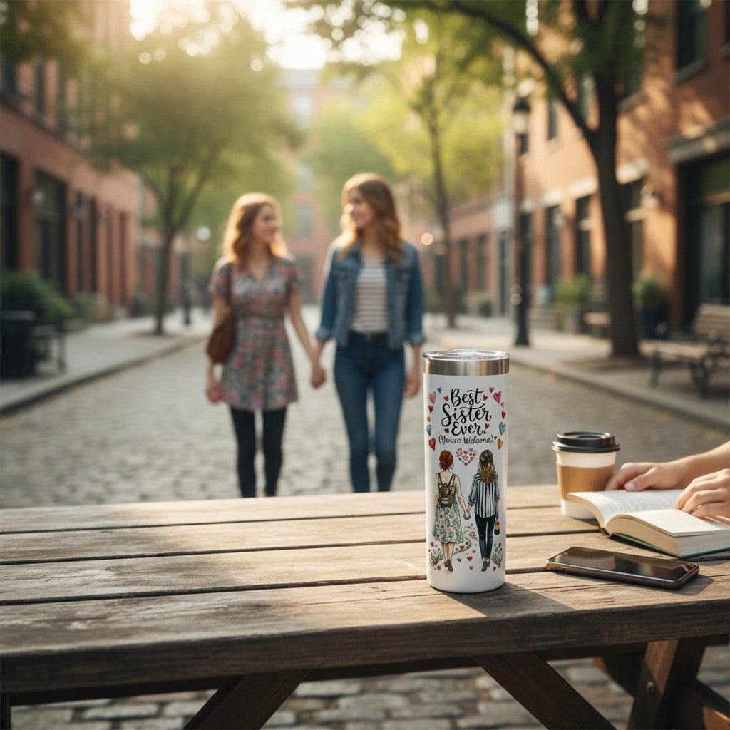 Sister Gift 20oz Insulated Stainless Steel Travel Tumbler