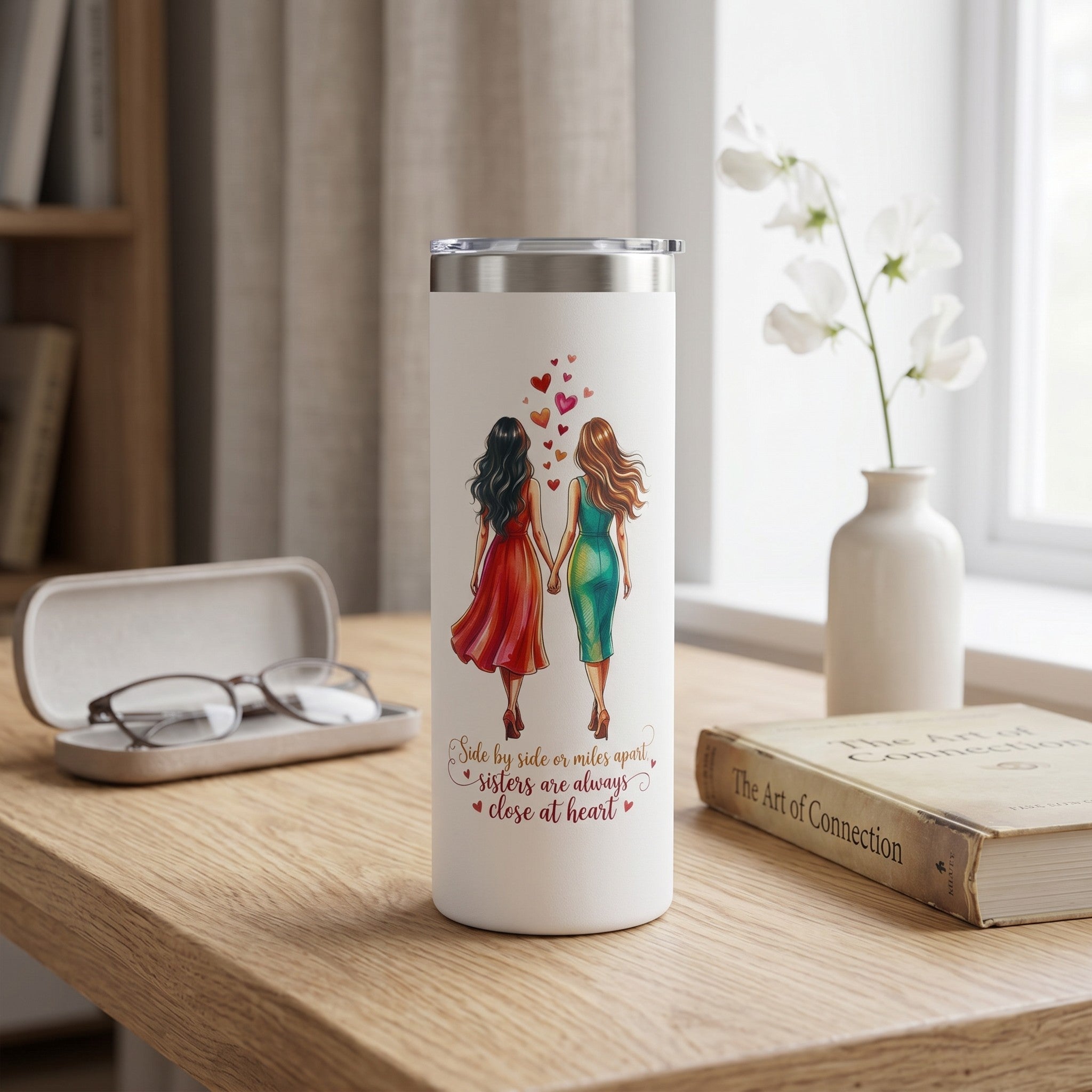Sister Gift 20oz Insulated Stainless Steel Travel Tumbler