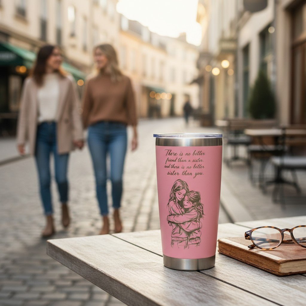 Sister Gift 20oz Insulated Stainless Steel Travel Tumbler