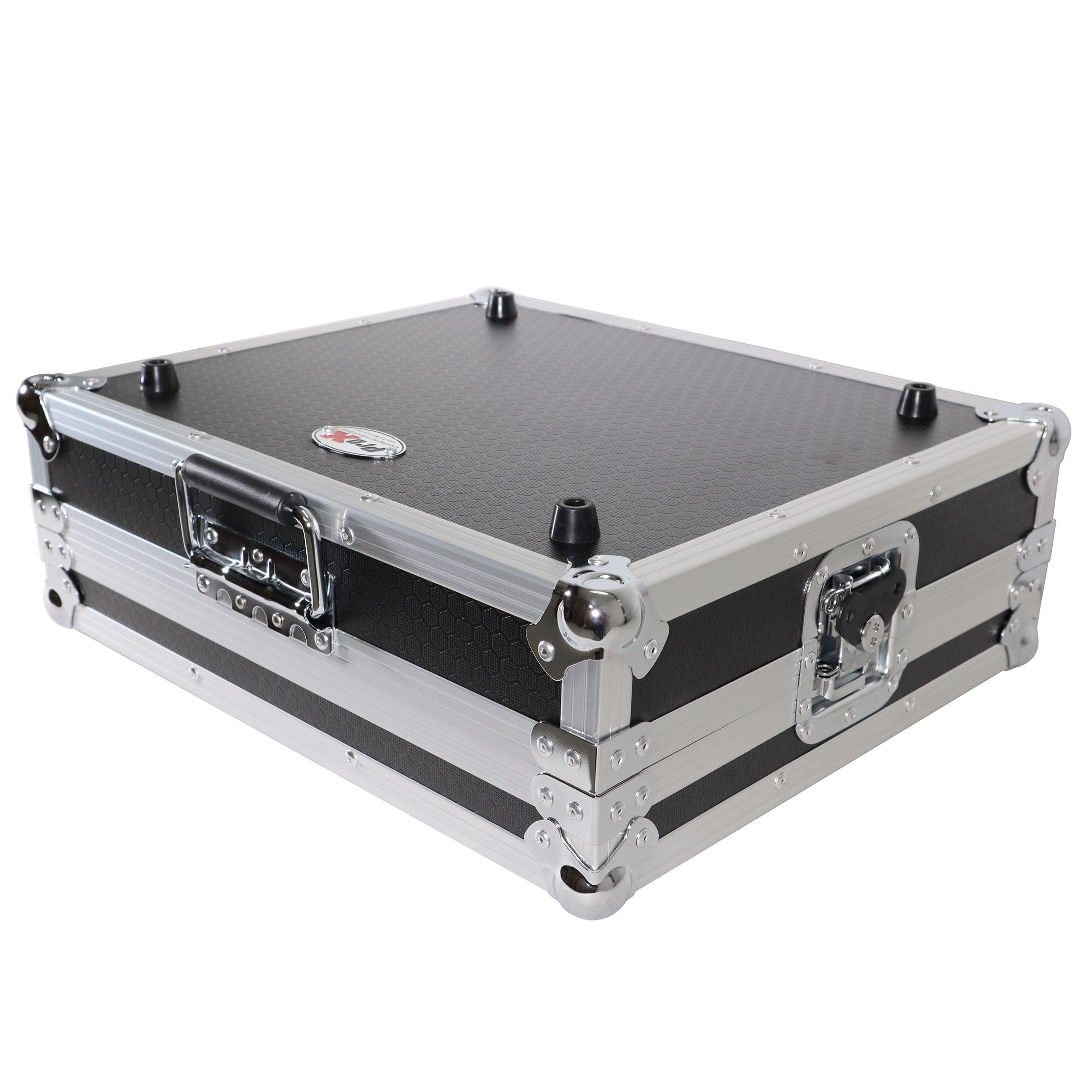 ProX ATA Flight Case for Denon DJ Prime Go – Silver on Black