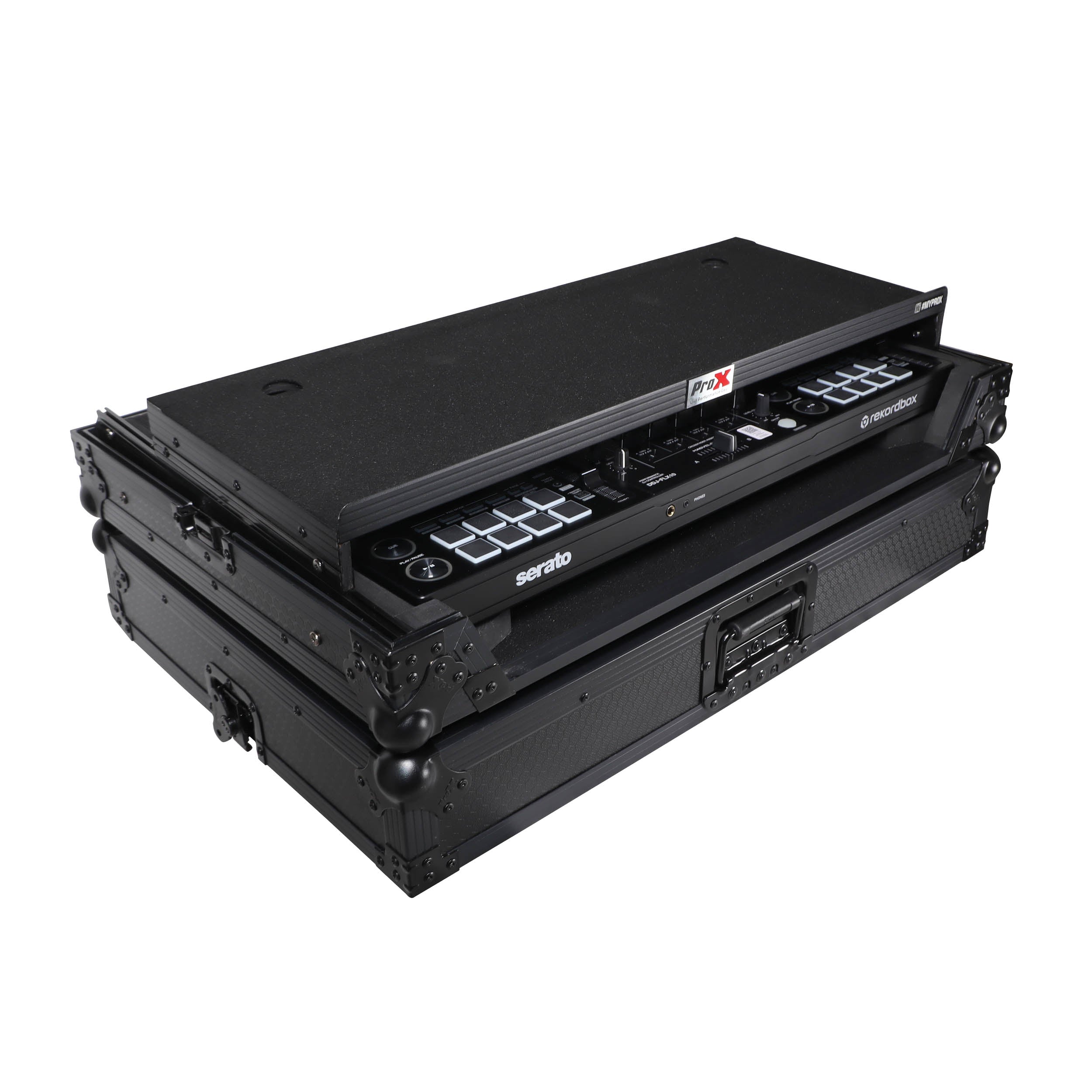 ProX Pioneer DDJ-FLX10/GRV6 Flight Case with Laptop Shelf