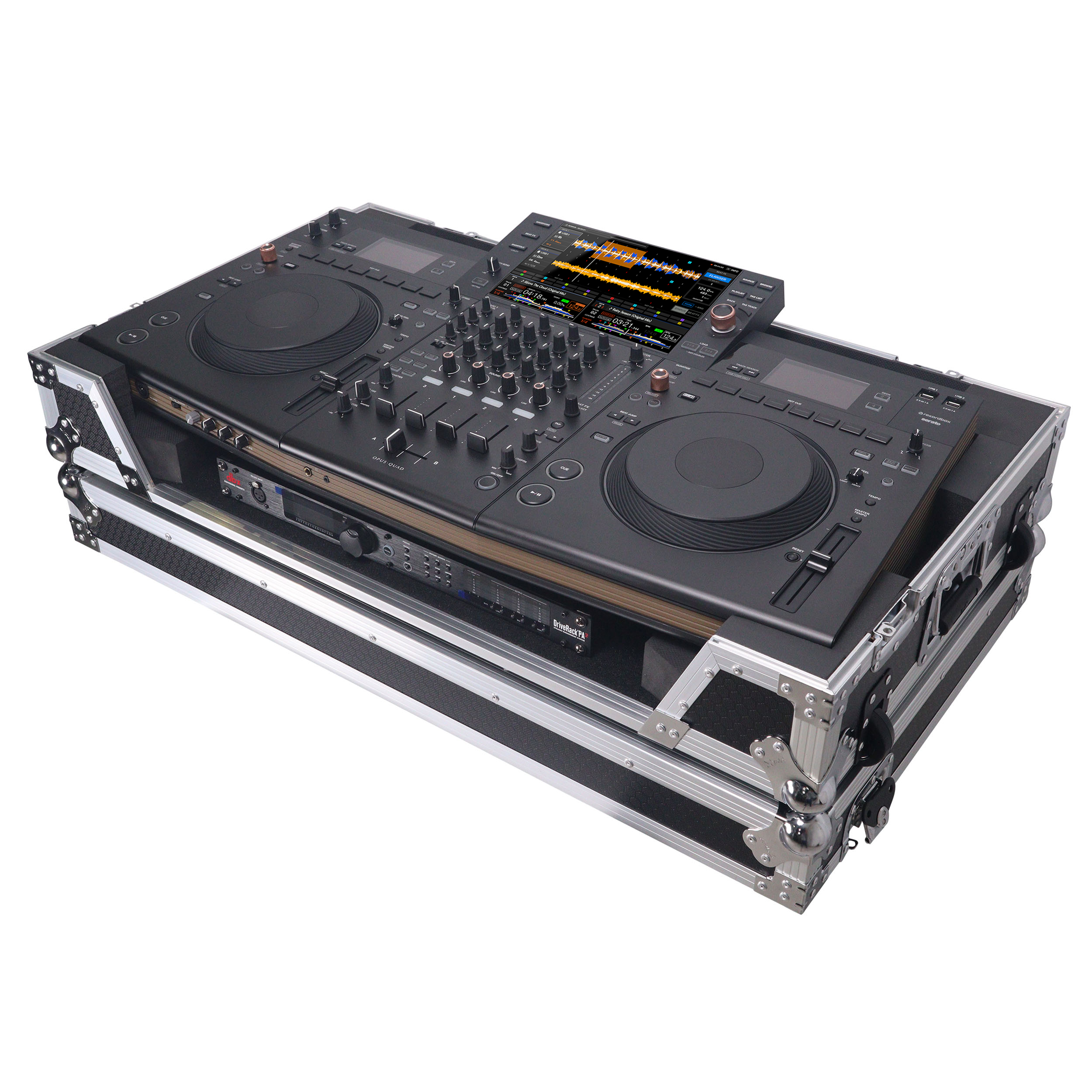 ProX ATA Flight Case for Pioneer OPUS-QUAD with Rack Space & Wheels